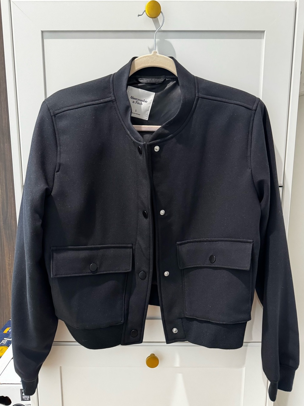Abercrombie & Fitch Women’s Black Bomber Jacket